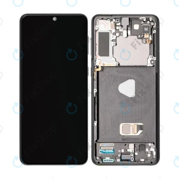 Samsung Galaxy S21 Plus G996B - LCD zaslon + steklo na dotik + okvir (Phantom Black) TFT