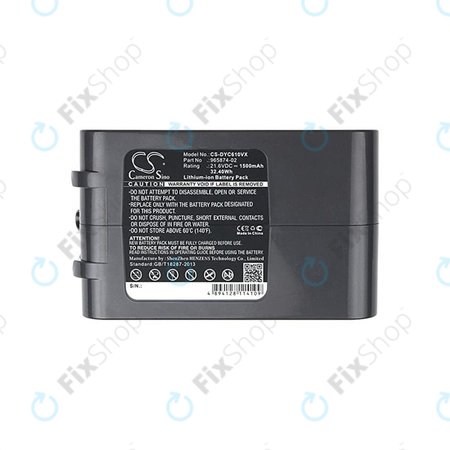 Dyson DC-series, V6 - Baterija 965874-02 Li-Ion 21.6V 1500mAh HQ