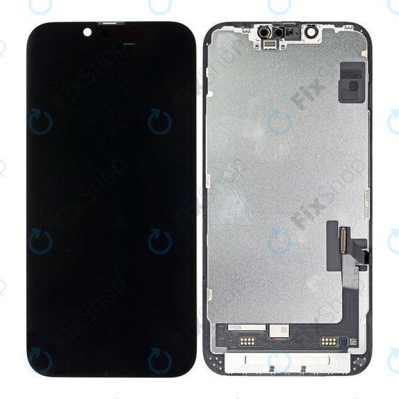 Zaslon In-Cell FHD za iPhone 14, Steklo na dotik z okvirjem, FixPremium
