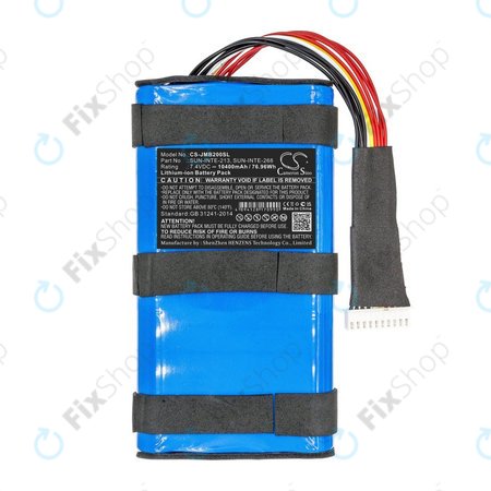 Baterija za JBL Boombox 2, 10400mAh, Li-Ion, 7.4V, SUN-INTE-213, HQ