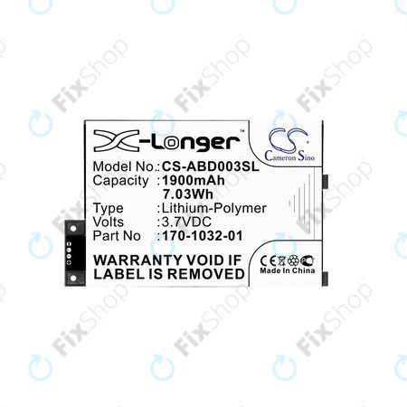 Amazon Kindle 3, 3 Wi-fi, 3G, Graphite - Baterija 170-1032-01, S11GTSF01A 1900mAh HQ