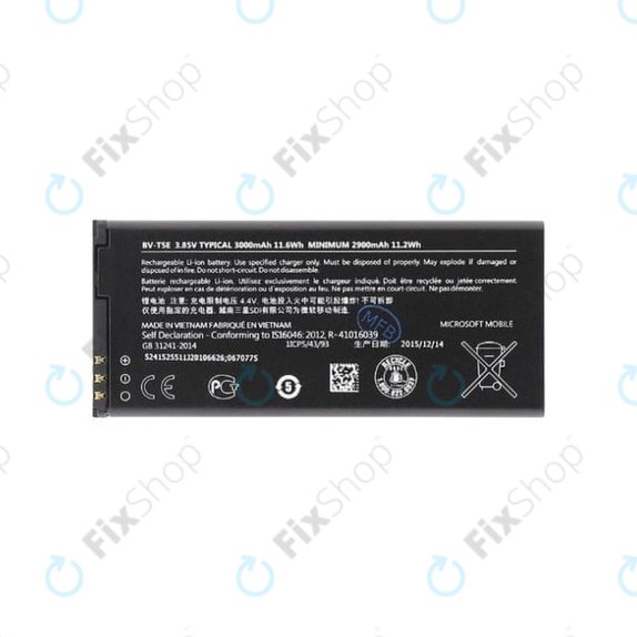 Microsoft Lumia 950/950 LTE, 950 Dual - Baterija BV-T5E 3000mAh