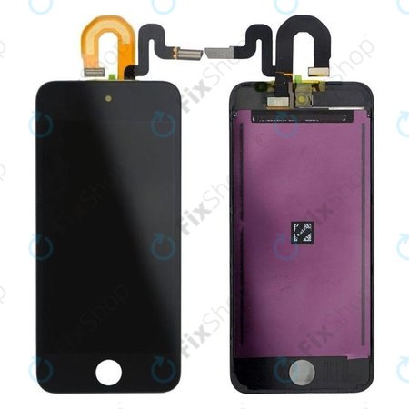 Apple iPod Touch (5th Gen, 6th Gen, 7th Gen) - LCD zaslon + steklo na dotik + okvir (Black) TFT