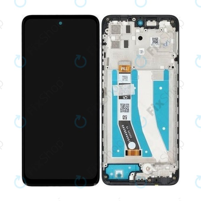 Motorola Moto G32 XT2235 - LCD zaslon + steklo na dotik + okvir (Mineral Grey) - 5D68C21151 Genuine Service Pack