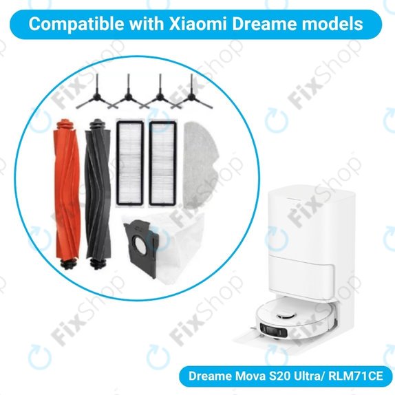 Xiaomi Dreame Mova S20 Ultra, RLM71CE - Celoten komplet