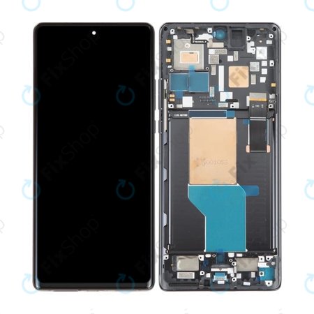 Motorola Edge 30 Ultra XT2241 - LCD zaslon + steklo na dotik + okvir (Interstellar Black) TFT