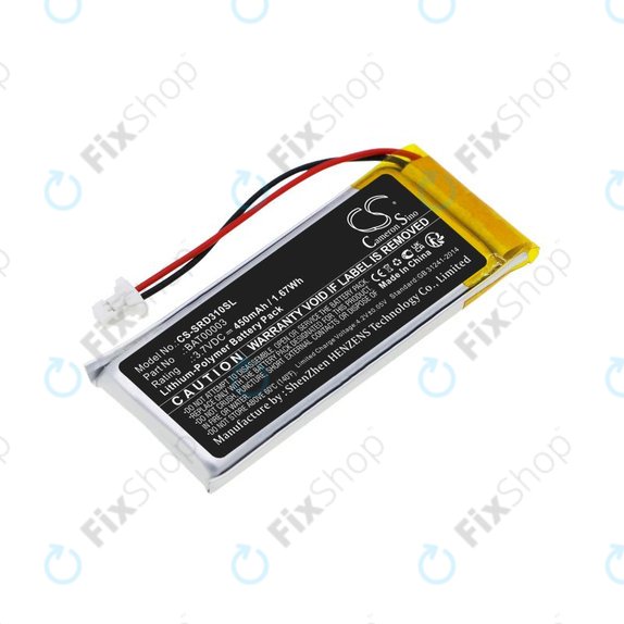 Baterija za Cardo Q1, Q3, 450mAh, Li-Pol, 3.7V, BAT00003, HQ