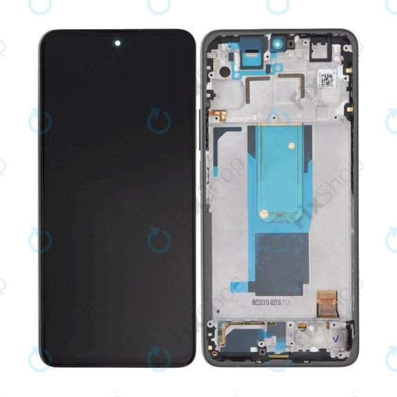 Xiaomi Redmi Note 11 Pro+ 5G 21091116UG - LCD zaslon + steklo na dotik + okvir (Mysterious Black) OLED