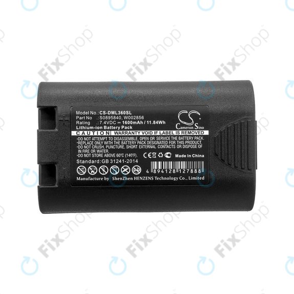 Baterija za Dymo Labelmanager, Rhino, 1600mAh, Li-Ion, 7.4V, S0895840, HQ