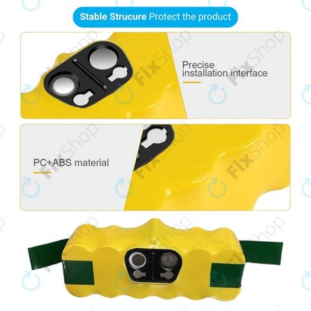 iRobot Roomba 500, 600, 700, 800, 900-series, R3, Scooba 450, Vileda 137173 - Baterija 11702, GD-Roomba-500, VAC-500NMH-33 Ni-MH 14.4V 3300mAh