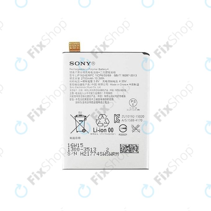 Sony Xperia X Performance F8131, F8132 - Baterija LIP1624ERPC 2700mAh - 1300-3513 Genuine Service Pack
