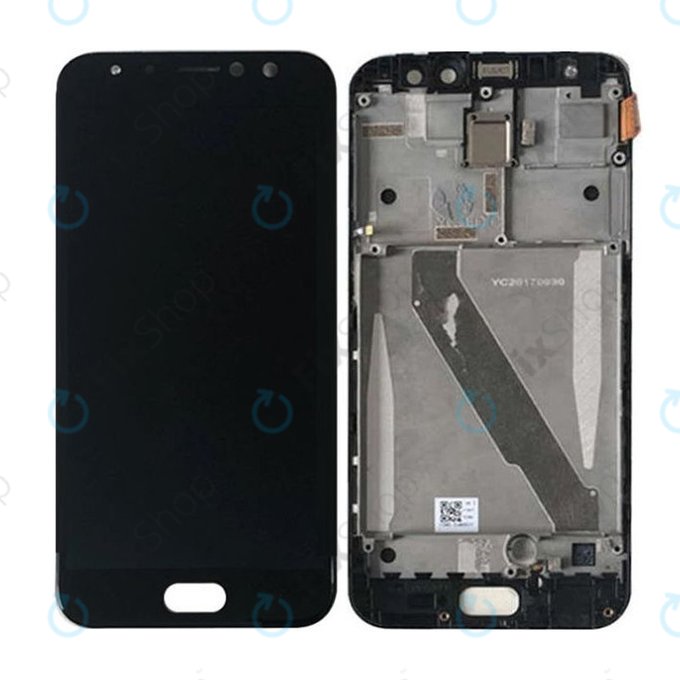Asus Zenfone 4 Selfie Pro ZD552KL - LCD zaslon + steklo na dotik + okvir (Deepsea Black) - 90AZ01M7-R20010, 90AZ01M7-R20011 Genuine Service Pack