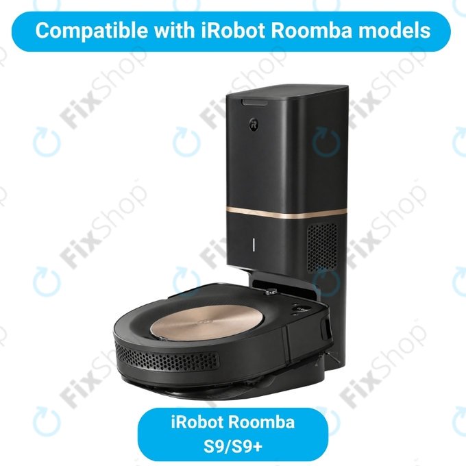 Komplet nadomestnih delov za iRobot Roomba S9, S9+ (1 par glavnih krtač, 2x Filter, 2x Stranska krtača)