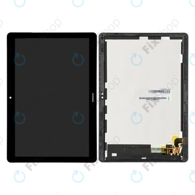 Huawei MediaPad T3 10 - LCD zaslon + steklo na dotik + okvir (Space Gray) - 02351SYF, 02351JGD, 02351JGC Genuine Service Pack