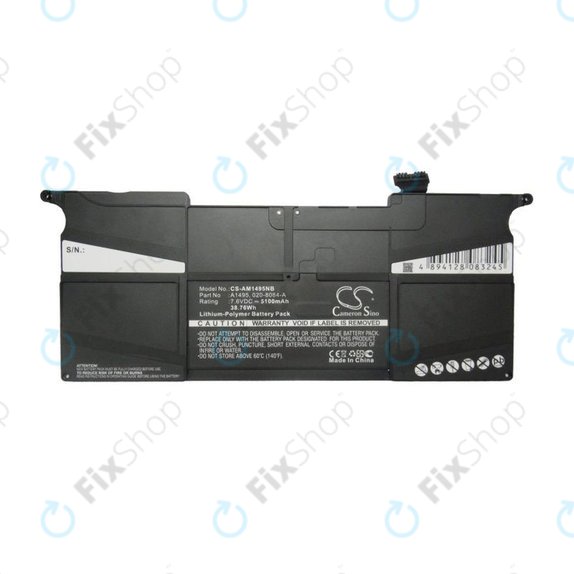 Apple MacBook Air 11" A1465 (Mid 2013 - Early 2015) - Baterija A1495 5100mAh HQ