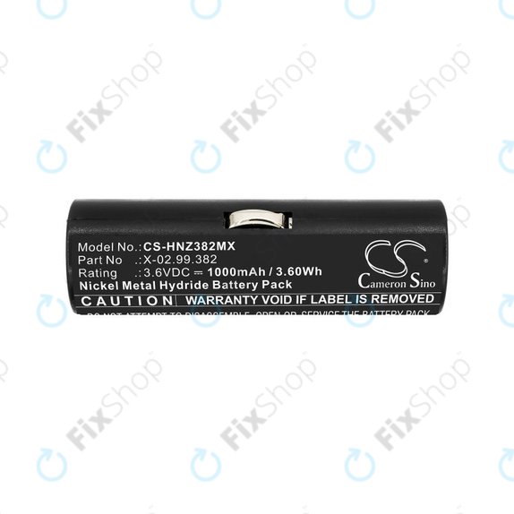 Baterija za Heine Ophthalmoscope Beta 200, 1000mAh, Ni-MH, 3.6V, X-02.99.382, HQ