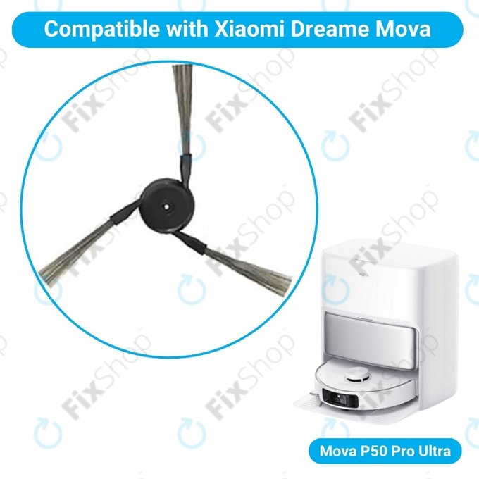 Stranska krtača, 2 kos za Xiaomi Mova P50 Pro Ultra