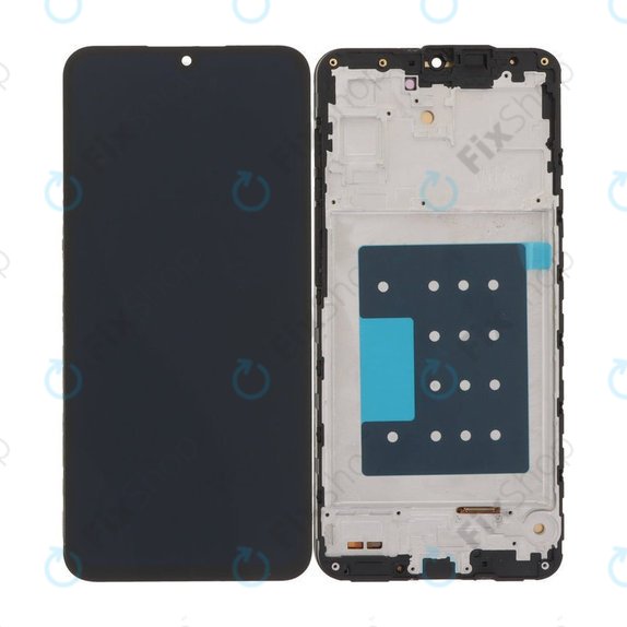 Samsung Galaxy A17 A176B - LCD zaslon + steklo na dotik + okvir (Black) OLED
