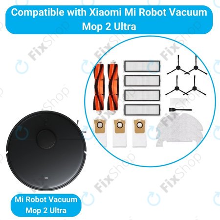 Xiaomi Mi Robot Vacuum Mop 2 Ultra - Razširjeni Komplet