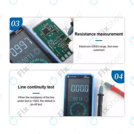 Sunshine DT-21N - Multimeter na dotik