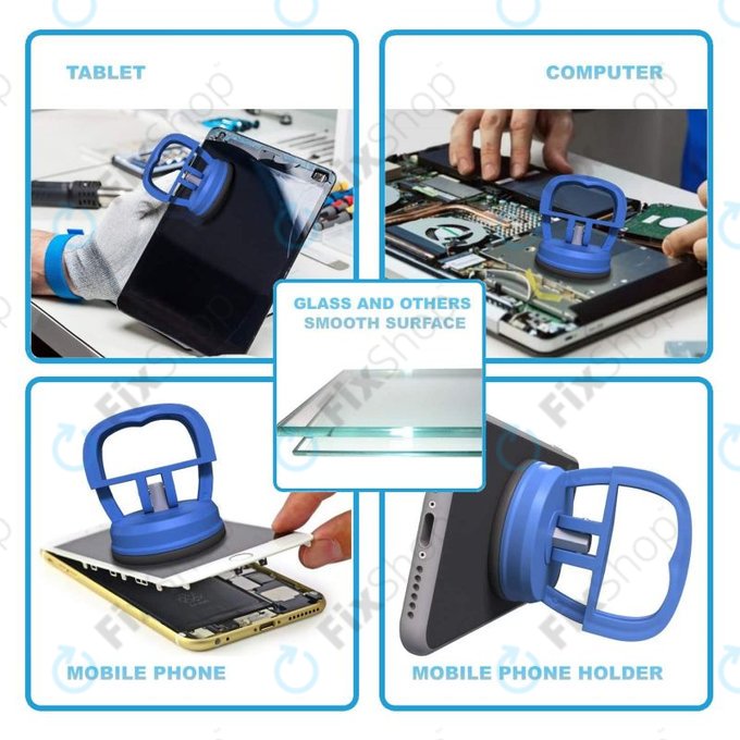 Fiksni prisesek za odpiralne naprave (plastika, guma)