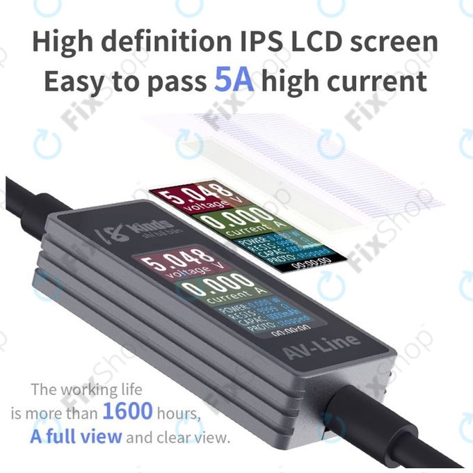 AV-Line - polnilni kabel za pametno zaznavanje (USB-C - USB-C)