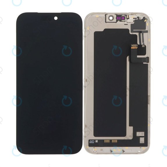 Zaslon za iPhone 17 Pro Max, Steklo na dotik z okvirjem, Refurbished