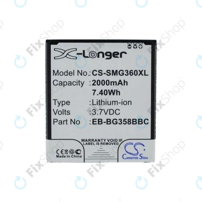 Samsung Galaxy Core Lite - Baterija EB-BG358BBC, EB-BG358BBE 2000mAh HQ