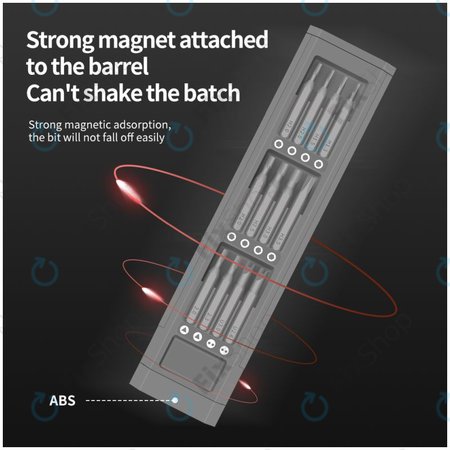 Kingsdun - Komplet natančnih izvijačev in nastavkov 44v1