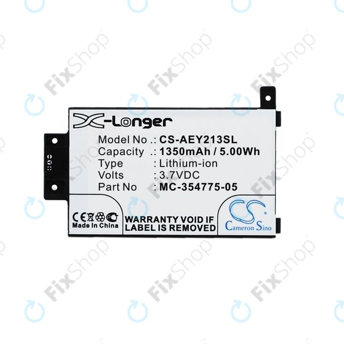 Amazon Kindle Paperwhite 2013, 6th Gen, 6 2015, Touch 2013 - Baterija MC-354775-05 1350mAh HQ
