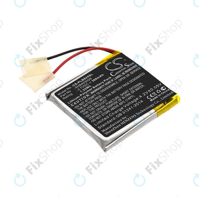 Baterija za Plantronics Voyager Focus B825, 360mAh, Li-Pol, 3.7V, AHB403029, HQ