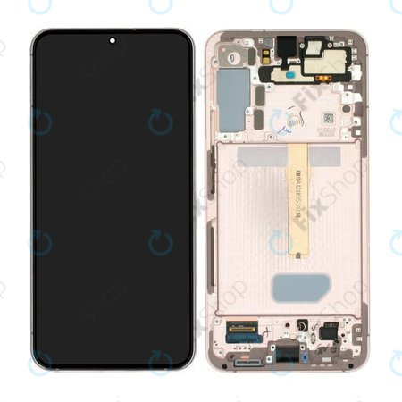 Samsung Galaxy S22 Plus S906B - LCD zaslon + steklo na dotik + okvir (Violet) - GH82-27500F, GH82-27501F Genuine Service Pack