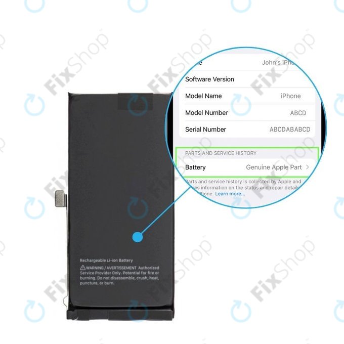 Baterije za iPhone 14 Plus | 661-30394 | 4325mAh | Genuine Apple