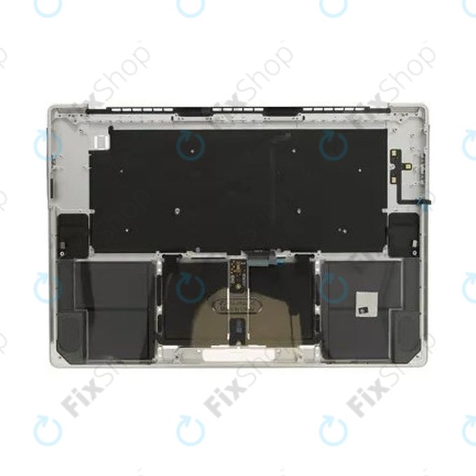 Zgornji okvir tipkovnice za MacBook Pro 16" A2780 (2023), US tipkovnico in baterijo, Silver, 661-32190, Genuine Apple