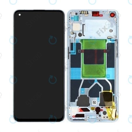 Oppo Reno 6 5G CPH2251 - LCD zaslon + steklo na dotik + okvir (Arctic Blue) - 4907750 Genuine Service Pack