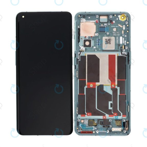 OnePlus 10 Pro NE2210 NE221 - LCD zaslon + steklo na dotik + okvir (Emerald Forest) OLED