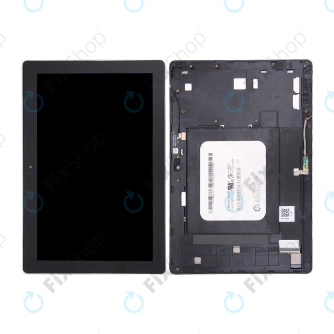 Asus ZenPad 10 Z300C, Z300CT, Z300CX, ZD300C - LCD zaslon + steklo na dotik + okvir (Black) - 90NP0222-R20010 Genuine Service Pack
