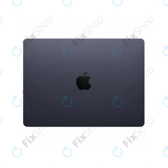 LCD zaslon za MacBook Air 13", A3113 (2024), s sprednjim steklom in pokrovom, Midnight, 661-40281, Genuine Apple