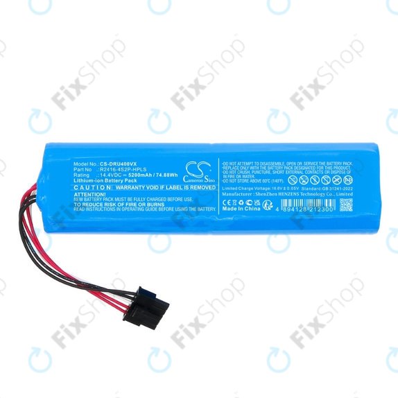 Xiaomi Dreame Bot X30 Ultra, X40 Ultra, X40 Pro Ultra, L30 Ultra, D10s Plus - Baterija R2416-4S2P-HPLS 14.4V Li-Ion 5200mAh HQ