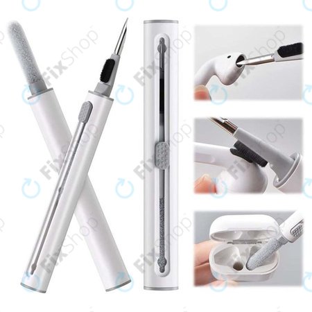 Čistilno pero za čiščenje telefonov in slušalk (belo)