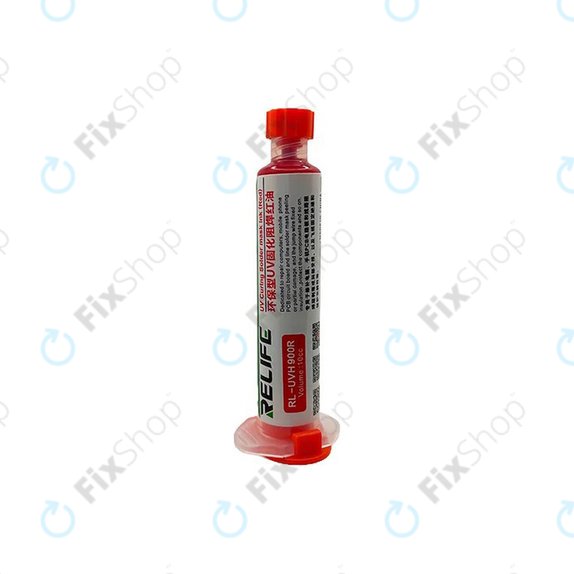 Relife RL-UVH900R - UV utrjujoča spajkalna maska - 10ml (Rdeča)