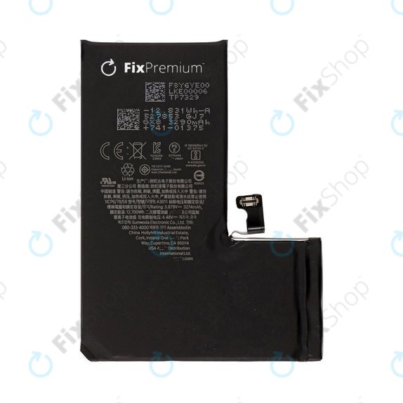 Baterija za iPhone 15 Pro, 3274mAh, DIAGNOSTIC