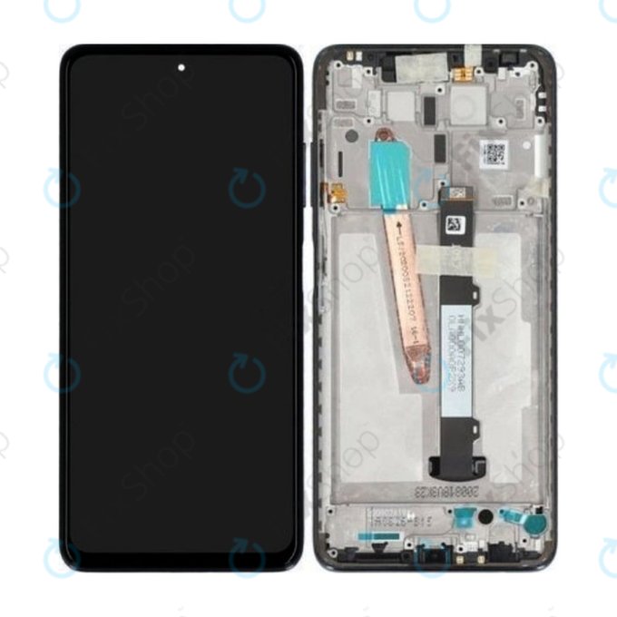 Xiaomi Poco X3 NFC - LCD zaslon + steklo na dotik + okvir (Shadow Grey) - 560003J20C00 Genuine Service Pack