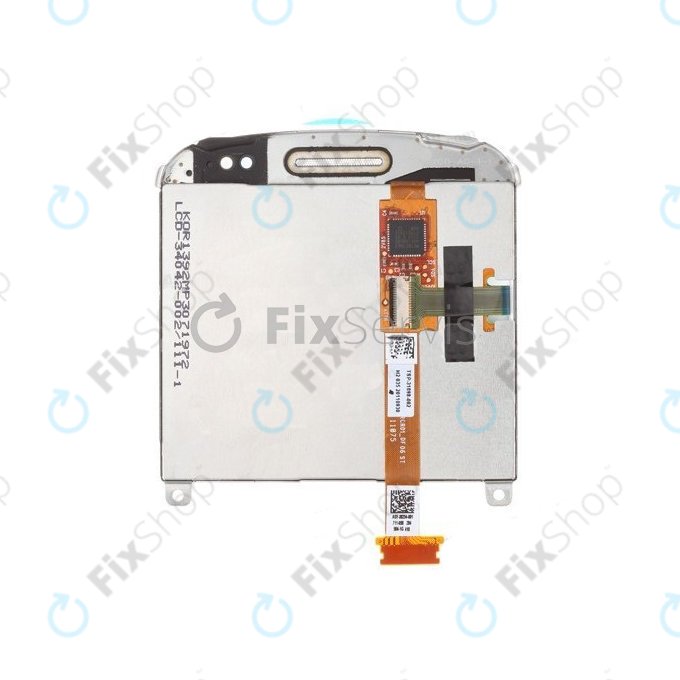 Blackberry Bold Touch 9900 - LCD zaslon + steklo na dotik + okvir Verzia 002 (Black) TFT