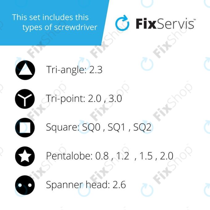 Jakemy JM-8166 - Komplet servisnega orodja za servis elektronike 61 v 1