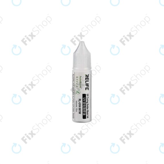 Relife RL-UVH901W - UV utrjujoča spajkalna maska - 10ml (Bela)