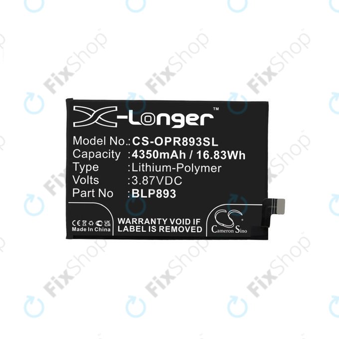 Realme GT 2 Pro 5G, GT Neo 2 5G - Baterija BLP887 2150mAh HQ