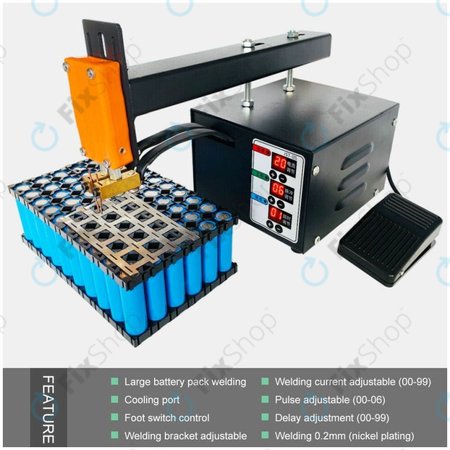 JST-IIS - 3KW High Power 18650 - Pulzni varilni stroj za litijeve baterije