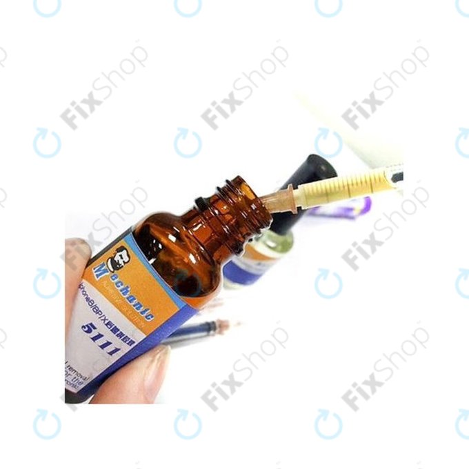 Mechanic 5111 - Odstranjevalec lepila s hrbtnega stekla (iPhone 8 - 14 Pro Max) - 20 ml