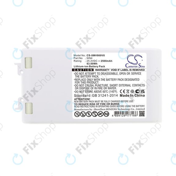 Baterija za Xiaomi Dreame V10, V9, V8, XR, 2500mAh, Li-Ion, 25.2V, WN4, HQ